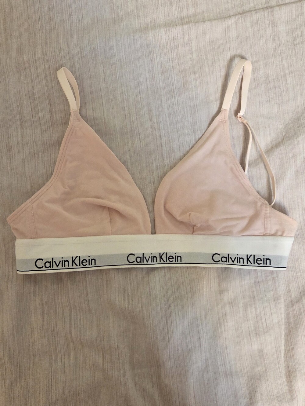 CALVIN KLEIN Fabric Unwired Unpadded Bra